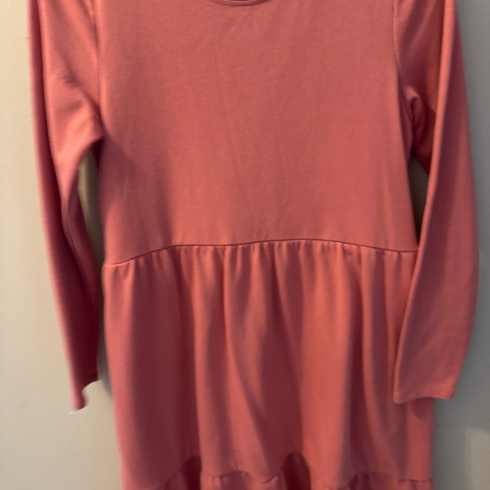 Time and Tru Coral Pink Long Sleeve Dress